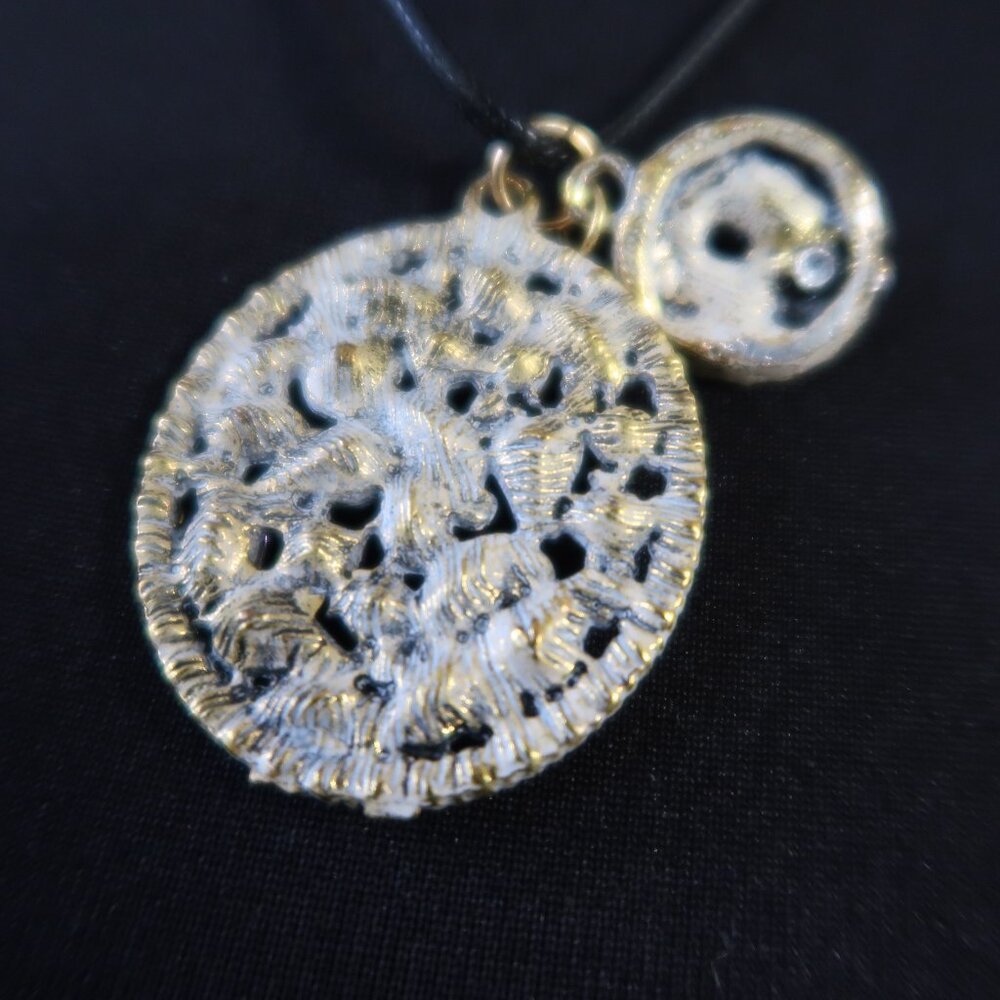 Vintage Rhinestone Pendant Lot 2 Pc Multicolor Crystal Cluster Statement Wear - Picture 8 of 15